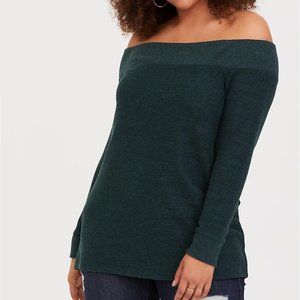 NWT Torrid Off Shoulder Plush Sweater SZ 3
